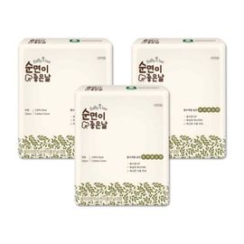 [SALLY'S LAW] Sanitary Pads Cotton Therapy Large - 100% Pure Cotton, US-Certified, Quick Absorption, Ergonomic Leak Prevention for Dry Comfort - Made in Korea